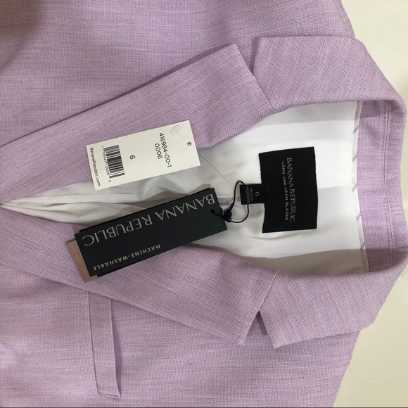 Banana Republic Long and Lean-Fit Birdseye Blazer - Picture 4 of 7